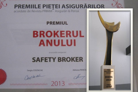 "Broker of the year in 2013" Insurance Brokers Awards - within the Insurance Market Awards Gala - Xprimm Media