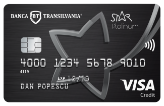 Card Star Platinum de la Banca Transilvania