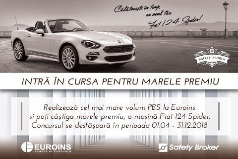 Concurs ”Calatoreste in timp cu noul Fiat 124 Spider”