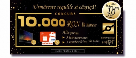 10 ani împreună - 10000 RON CASH